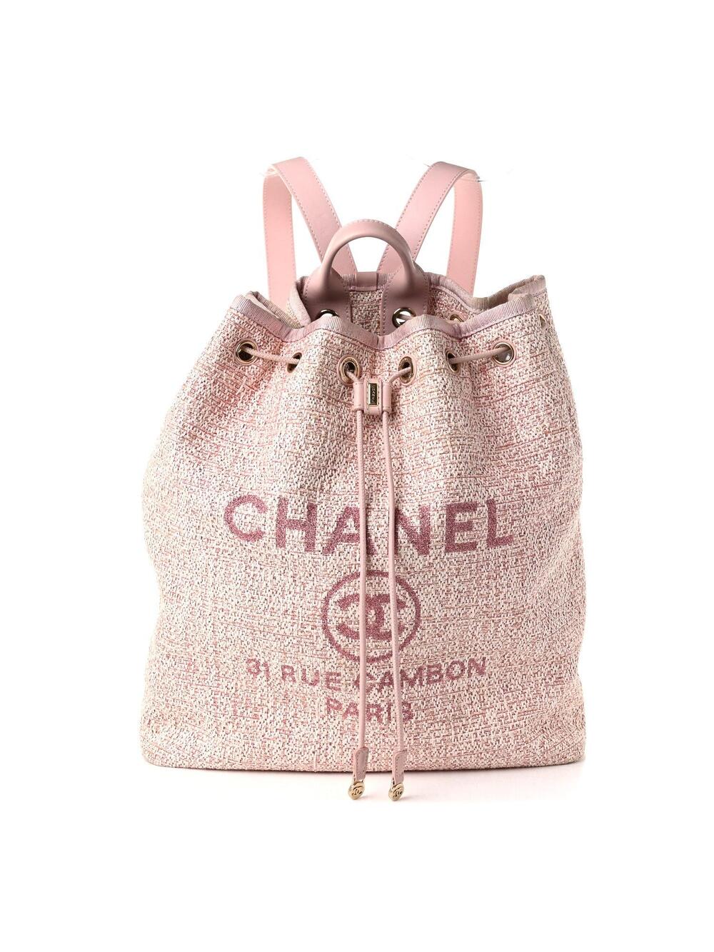 Chanel Canvas Large Deauville Backpack #378511C17B
